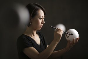 ブログ白い球体