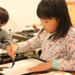 書道教室の子ども
